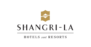 SHANGRI-LA品牌logo設計_五星級酒店品牌設計、SHANGRI-LA酒店vi設計、酒店標志設計、高級酒店標識設計      